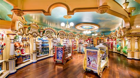 shops inside disneyland paris.